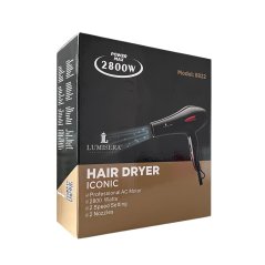 Lumisera Iconic 8822 with Negative Ion Salon Grade Hair Dryer