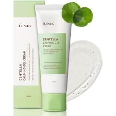 iUNIK Centella Calming Recovery Gel Hydrating Cream 2.02 Fl. Oz. – Natural ingredients with Centella Asiatica & Tea tree extracts – Face Moisturizer for Sensitive & Dry skin