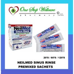 Neilmed Sinus Rinse Premixed Sachets 20's / 60's / 120's (Exp:07/2026)