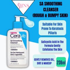 CeraVe SA Smoothing Cleanser/Gentle Exfoliation (236ml)
