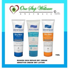 Rosken Skin Repair Dry Lotion/ Dry Cream/ Sensitive Cream 75ml
