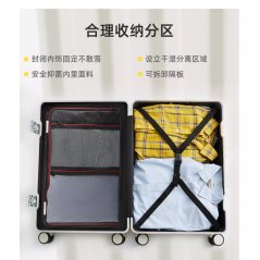 Portable Travel Multi-Functional Aluminum Luggage Suitcase 20 Inch