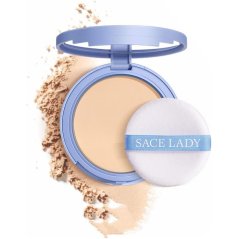 Sace Lady Matte Pressed Powder Flawless Smooth Oil Control Face Makeup/Waterproof Long Lasting