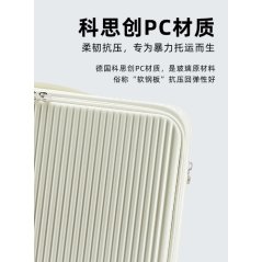 Clearance Portable Travel Luggage Suitcase 20 inch (White)