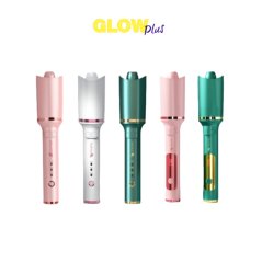 LCD Display Auto Rotate Hair Curler Ceramic Curling Iron Long-lasting