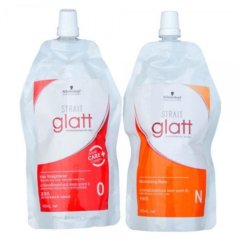 Schwarzkopf Straight Styling Glatt 0 Hair Straightening Cream 2x400ml