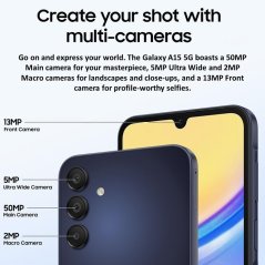Samsung Galaxy A15 5G 8GB RAM 256GB 6.5" Super Amoled Display