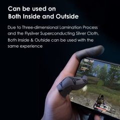 Flydigi P1 Silver-Cloth Gaming Finger Sleeve