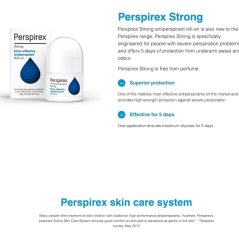 Perspirex Antiperspirant Hand and Foot Lotion 100ml & Deodorant 20ml