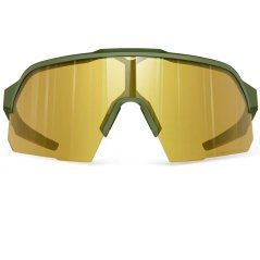 Outdoor Master Hawk Sport Sunglasses Green Frame/Brown Polarized Lens