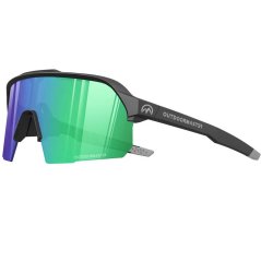 Outdoor Master Hawk Sport Sunglasses Black Frame/Grey Polarized Lens