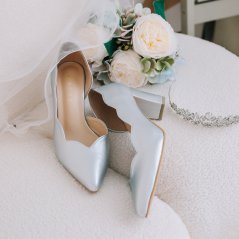 Madreshoes Lily Scallop Block Heel - 7 Sizes (6 Colors)