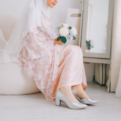 Madreshoes Lily Scallop Block Heel - 7 Sizes (6 Colors)