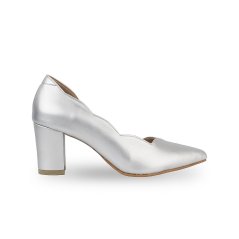 Madreshoes Lily Scallop Block Heel - 7 Sizes (6 Colors)