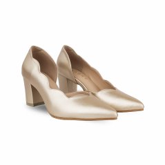 Madreshoes Lily Scallop Block Heel - 7 Sizes (6 Colors)