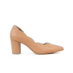 Madreshoes Lily Scallop Block Heel - 7 Sizes (6 Colors)