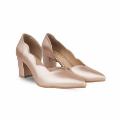 Madreshoes Lily Scallop Block Heel - 7 Sizes (6 Colors)
