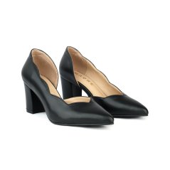 Madreshoes Lily Scallop Block Heel - 7 Sizes (6 Colors)