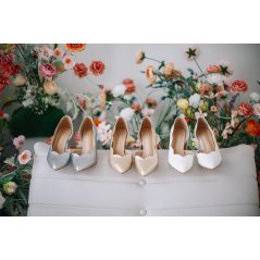 Madreshoes Lily Scallop Block Heel - 7 Sizes (6 Colors)