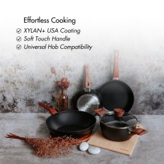 Fukuro Kanzen Forged Non-Stick Fry Pan - 24cm
