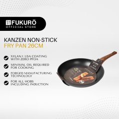 Fukuro Kanzen Forged Non-Stick Fry Pan - 26cm