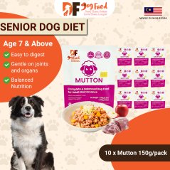 DF Dog Food Senior Diet - Mutton (10 x 150g)
