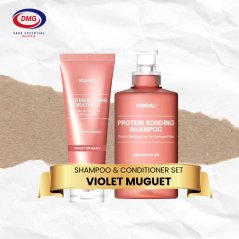 KUNDAL Protein Bonding Shampoo and Conditioner Set (Violet Muguet)