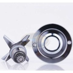 Butterfly Blender Jug Spare Parts Blade Base Opener Key Tool for B-591 B-592 (Silver)