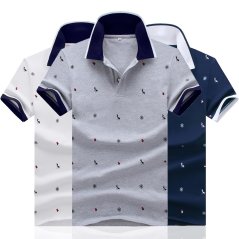 Hometech2u Korean-Style Summer Short Sleeved T-Shirt - 5 Sizes (3 Colors)