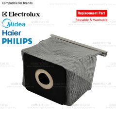 Hometech2u Midea Haier Philips LG Electrolux  Vacuum Cleaner Bag (Black)