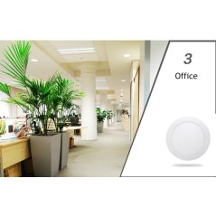 Hometech2u Round 4" 12W LED Panel Downlight Ceiling Light (Daylight)