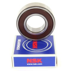 NSK Automotive 6305DDUCM Single Row Deep Groove Ball Bearing with 2 Rubber Seals