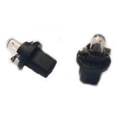 Trifa Plastic Base Lamps 02724 Black 1,2W 12V BAX 10d/B8,5d 02724 Bulb - 10pieces