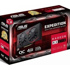 ASUS Expedition Radeon RX 570 4GB GDDR5 OC Edition DVI HDMI IP5X Mining VR 4K Gaming Graphic Card