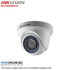 Ipohonline Hikvision Turbo HD 4 Channel CCTV DVR DS-7204HQHI-K1 + Hikvision 1MP 720P Bullet Camera DS-2CE16C0T-IRP & Dome Camera DS-2CE56C0T-IRP + 1TB Seagate Skyhawk CCTV HDD, eRomman Marketplace