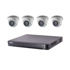 Hikvision Turbo HD 4 Channel CCTV DVR DS-7204HQHI-K1 + 2MP 1080P Indoor IR Dome Camera DS-2CE56D0T-IR, eRomman Marketplace