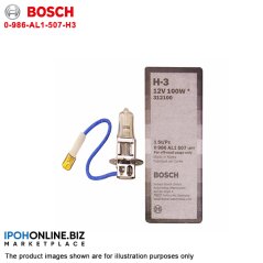 Bosch H-3 12V 100W 312100 Standard 0 986 AL1 507-4PT H3 Halogen Bulb