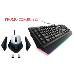 Alienware Gaming Keyboard AW568 + AW958 Elite 12000 DPI Gaming Mouse