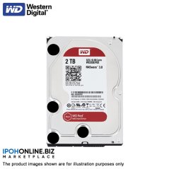 WD 2TB NAS Sata 6 Gb/s 64MB Cache 3.5 Inch Hard Disk Drive (Red)