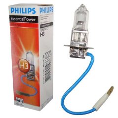Philips Bulb Power H3 12V 100W Rally 12455 RA C1 PK22s Halogen Headlamp