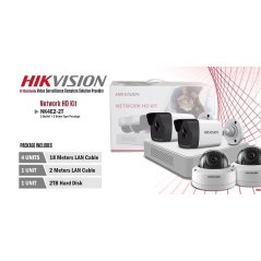 Hikvision 4 Channel 4x 2MP Network IP Camera NVR CCTV DIY HD KIT with 2TB HDD, eRomman Marketplace