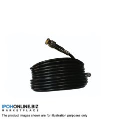 Ipohonline 15M RG59 Black Coaxial CCTV Camera Cable with BNC Connectors