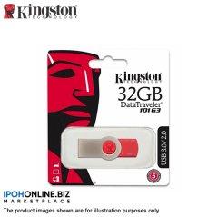 Kingston 32GB USB 3.0 Data Traveler 101 G3 Flash Drive (Red)