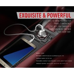 LDNIO C304Q Qualcomm 3.0 Quick Car Charger With Micro USB Cable