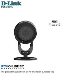 D Link Wi-Fi Camera Full HD Ultra Wide View 180-Degree (Black)