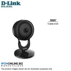 D Link Wi-Fi Camera Full HD Ultra Wide View 180-Degree (Black)