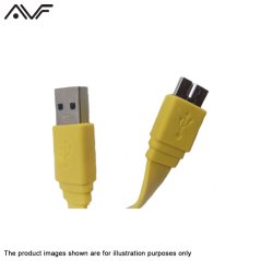 AVF S-Smartphone 3 Micro USB 3.0 5Gbps Super Speed Sync & Charge Cable (Yellow), eRomman Marketplace