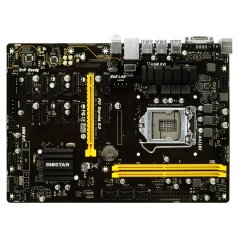 BIOSTAR TB250-BTC PRO Core i7 / i5 / i3 LGA 1151 Intel B250 DDR4 12 GPU AMD Nvidia Crypto Mining Bitcoin Ethereum Motherboard, eRomman Marketplace