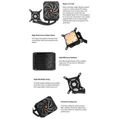 Thermaltake Water 3.0 x120 AIO LED CPU Air Cooler - Intel Core-i9