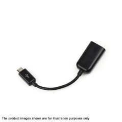 Ipohonline Cable USB OTG Micro 5 Pin Connection Kit (Black)